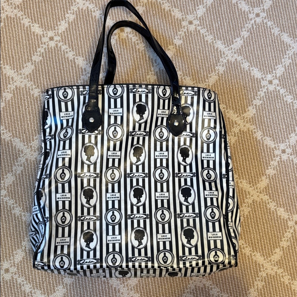 Chic Black and White Tote Bag